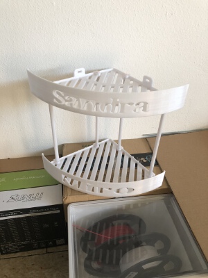 angular shower support | 3d print model