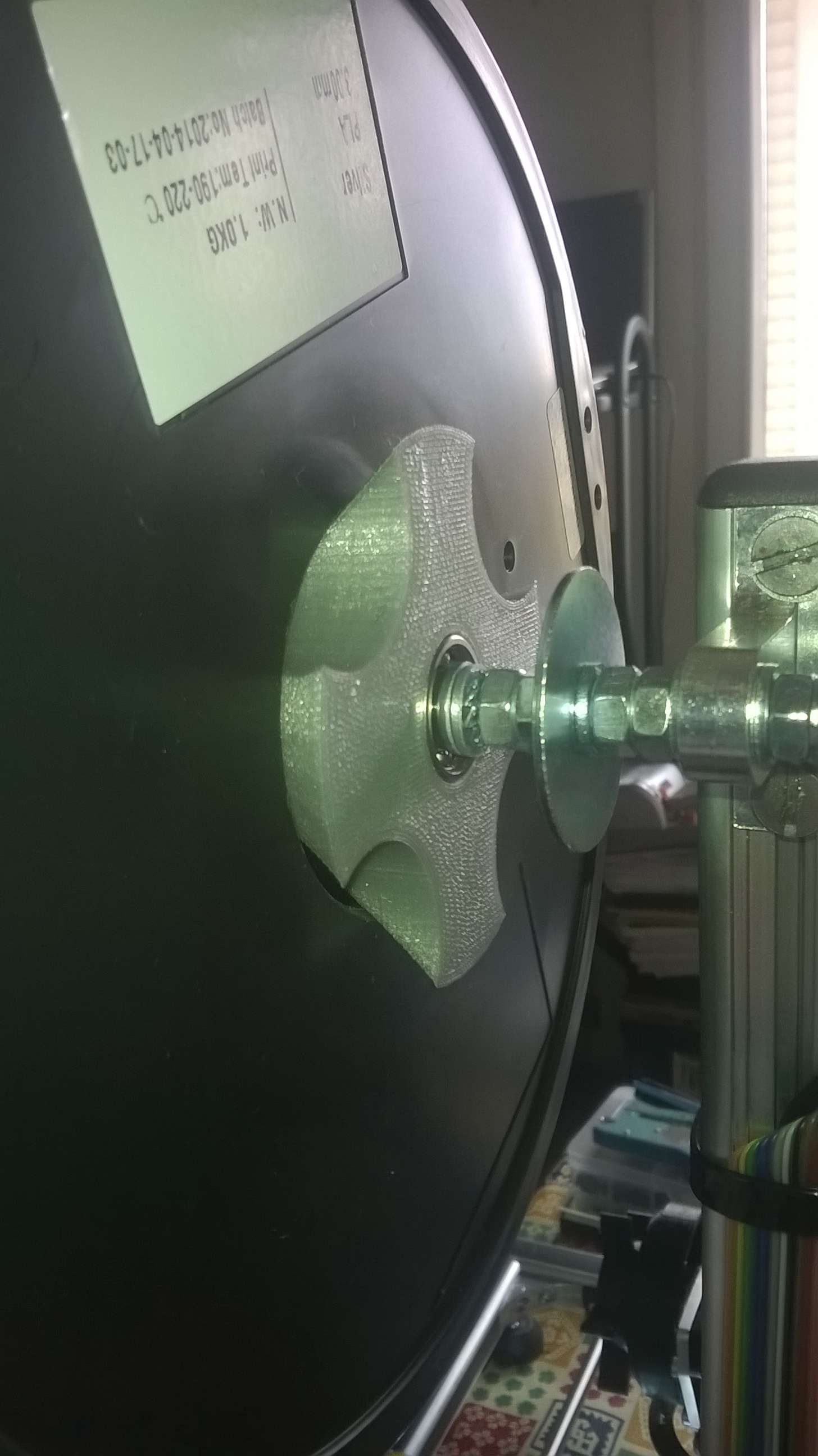 K8200 M6 Spool Holder for 626 bearings + Quick release