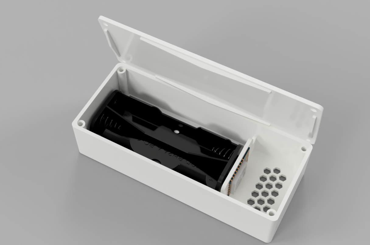 Case for ESP8266 with two 18650 batteries
