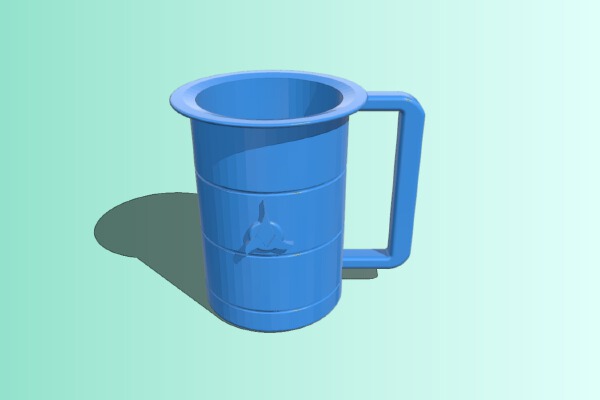 TlhIngan HIvje' (or 'Klingon Mug' in your weak Earth language) | 3d print model