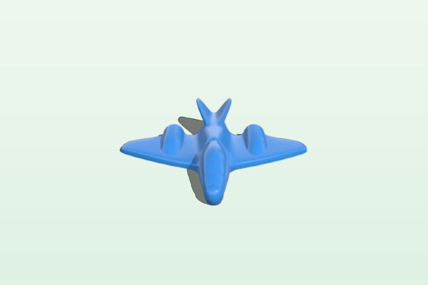 Snubnose Jet Plane | 3d print model