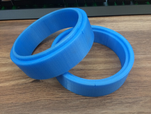 Casting Mould Ring 100mm Delft Clay Self Aligning | 3d print model