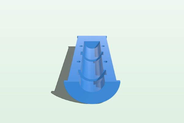 Vertex K8400 spool holder | 3d print model