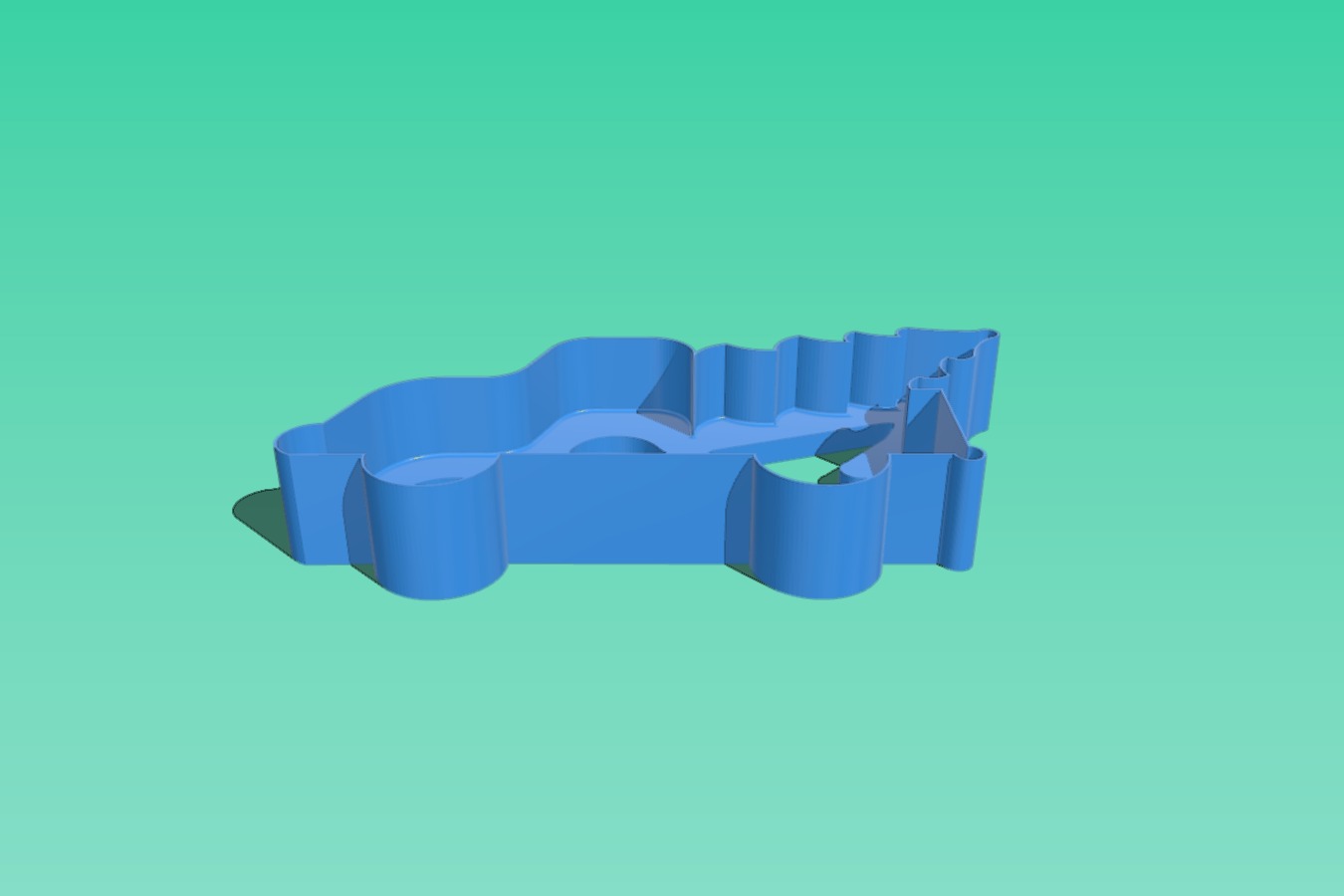 Christmas Tree Truck Cookie Cutter