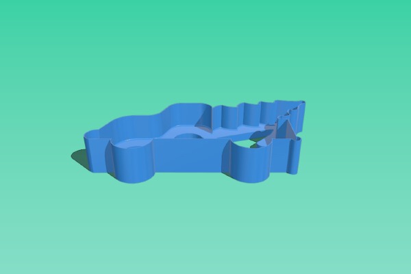 Christmas Tree Truck Cookie Cutter | 3d print model