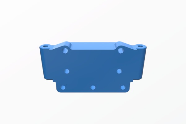 Traxxas Slash 2wd 0 Degree Front Bulkhead | 3d print model