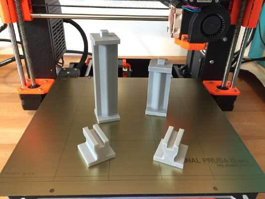 Prusa i3 mk3 stand for bottom access | 3d print model