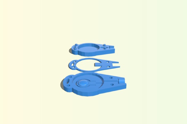 LED Miniature Flashlight | 3d print model