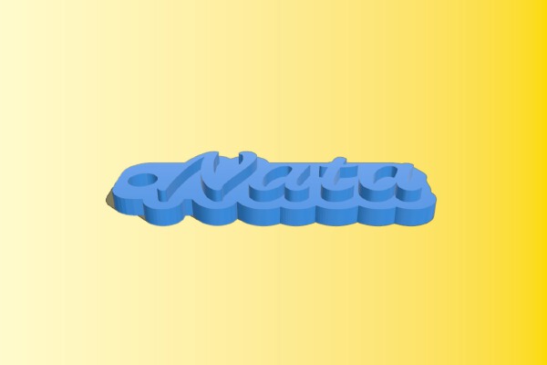 Llavero Nata | 3d print model