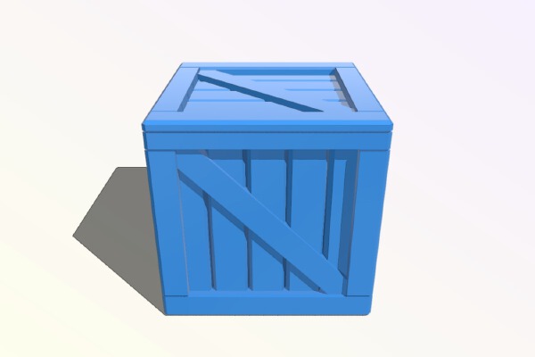 Crate prop for DnD | 3d print model