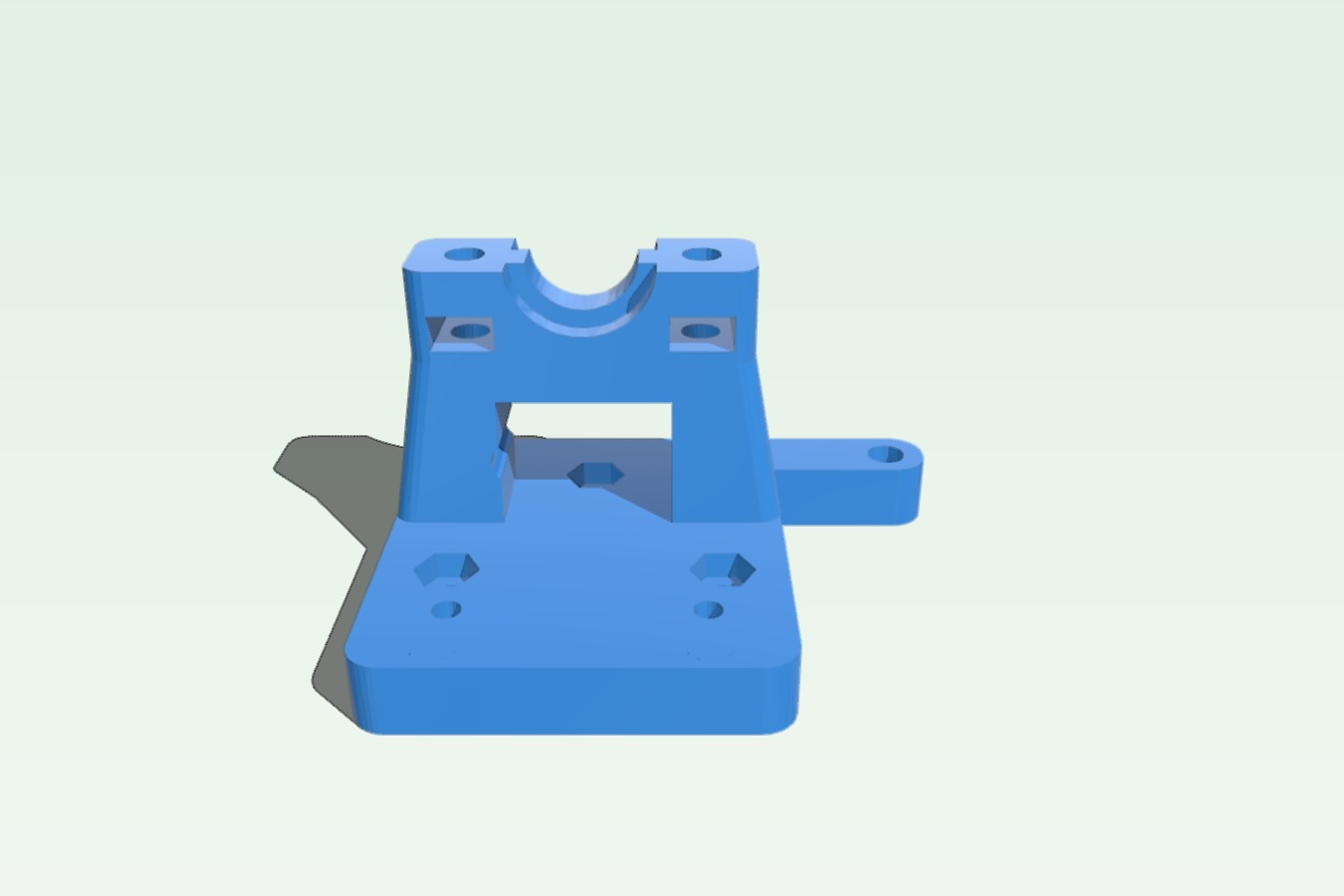 E3Dv6 Bowden X-carriage mount por Geeetech Prusa i3