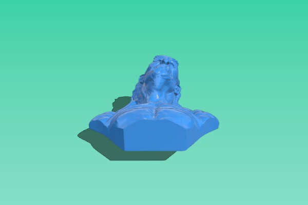 Scary old dude bust ! | 3d print model