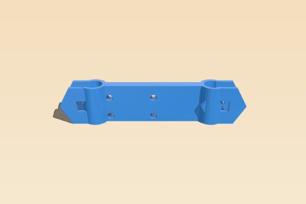 Rostock endstop Holder Cherry-_Marquardt-Switches Remix | 3d print model