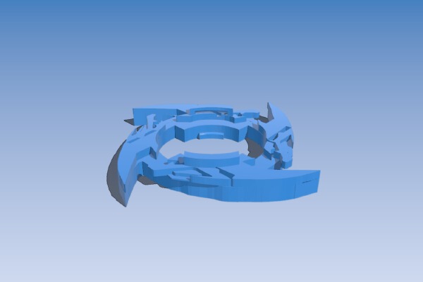 Beyblade Dragoon S Attack ring | 3d print model