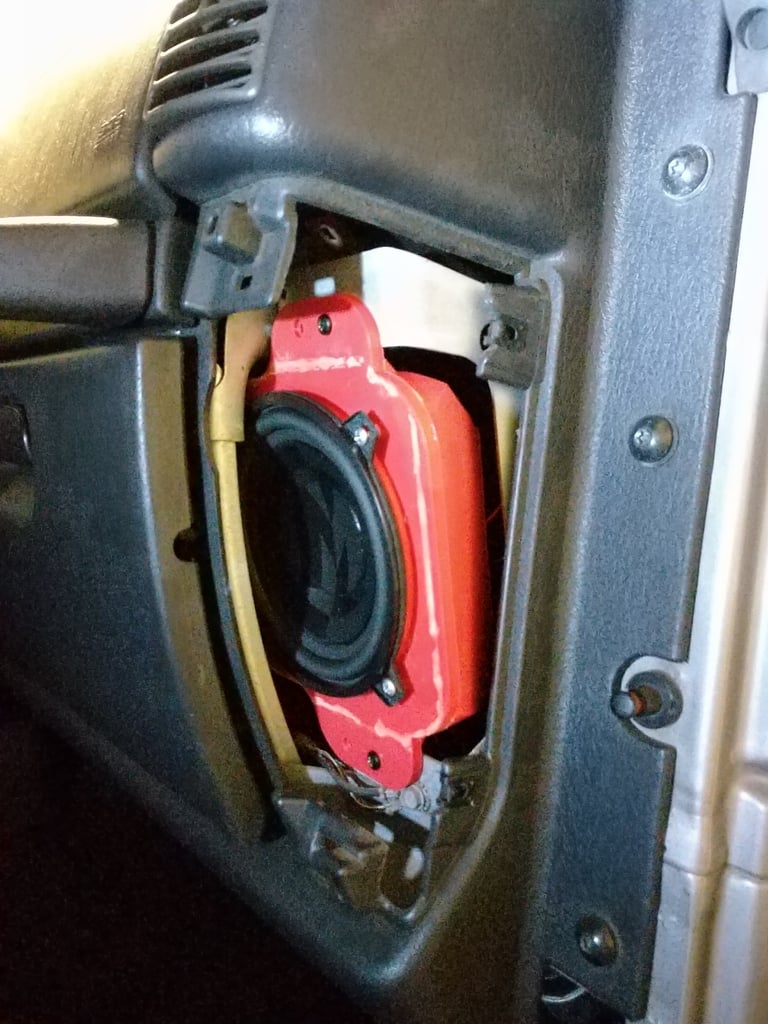 Jeep TJ 5.25" Speaker Pods In-dash