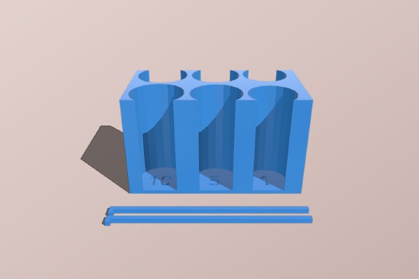 Seafall Holder for Cardboard Coins | 3d print model