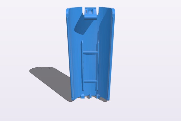 Wiimote battery cover | 3d print model