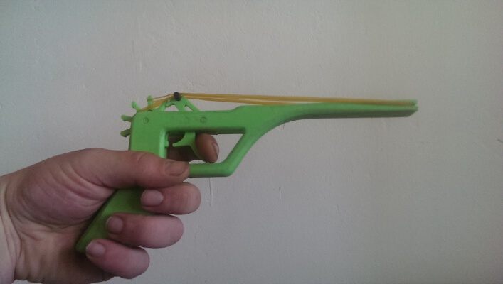 Rubber band gun | 3d print model