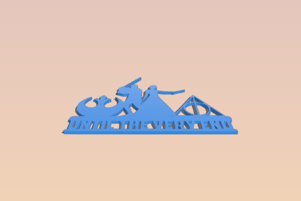 Star Wars_ Harry Potter cake topper | 3d print model