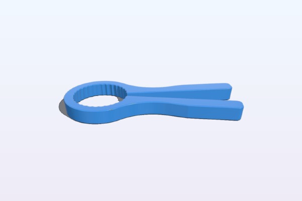 Vallejo 17ml paint bottle opener | 3d print model