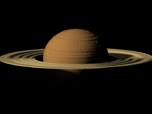 Saturn scaled one in 500 million | 3d print model