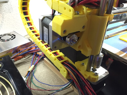 Prusa I3 Hephestos Z Cable Chain Mount | 3d print model