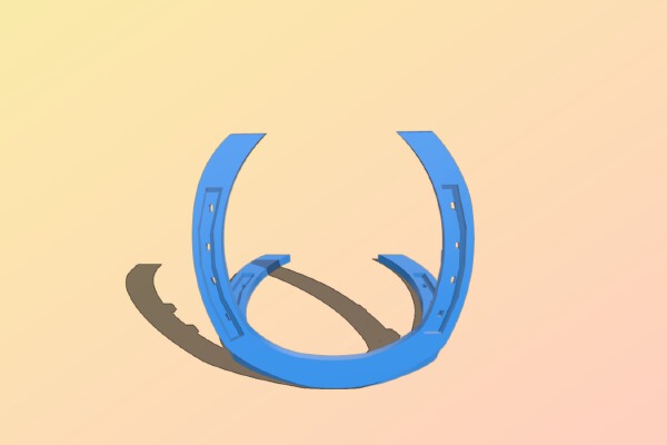 Horseshoe Picture Frame | 3d print model