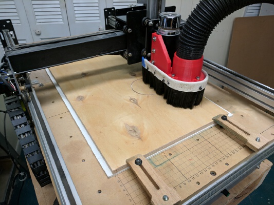 Shapeoko _ Xcarve Dust Shoe | 3d print model