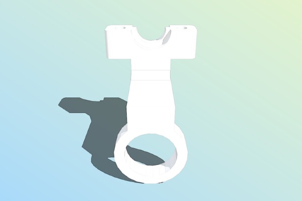 	E3Dv6 Bowden X-carriage mount v2 for Prusa i3 with an induction sensor | 3d print model