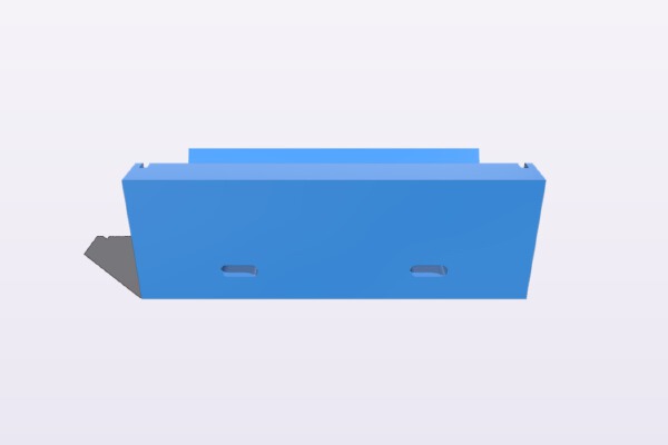 Wall Mount - VESA D (100) - For monitor or small TV | 3d print model