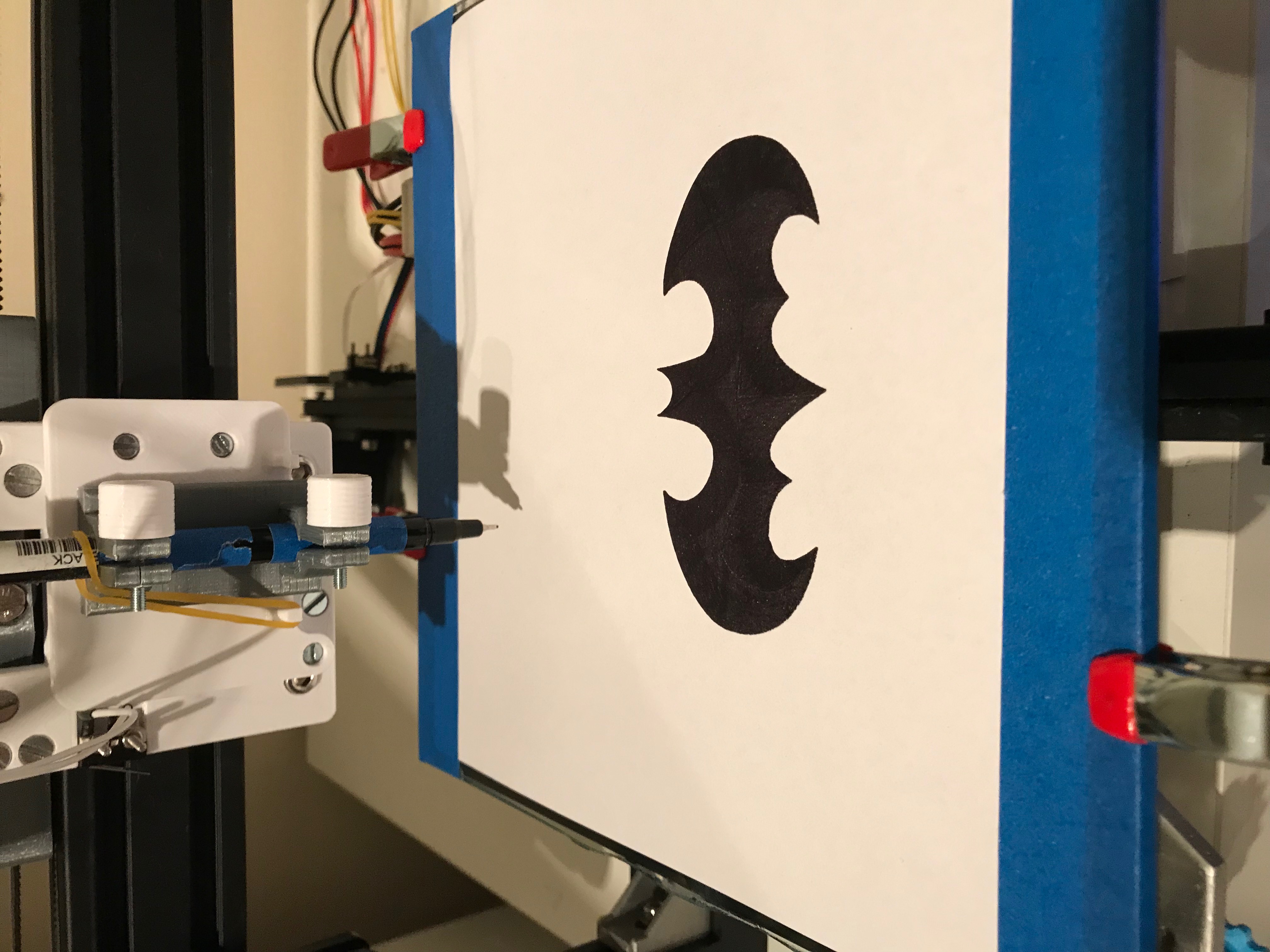 Pen holder for Modular X carriage for TEVO Tarantula
