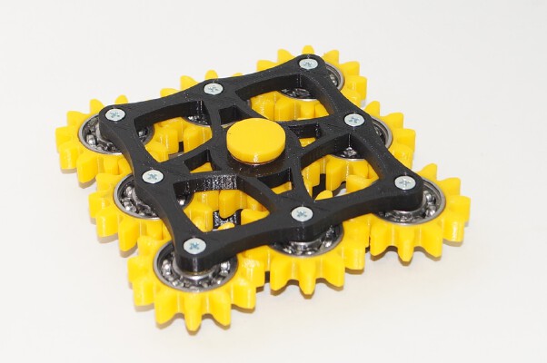 New hand spinner nine gears | 3d print model