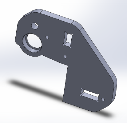Anet A8 Z-axis anti-wobble top plates for 608Z bearings | 3d print model