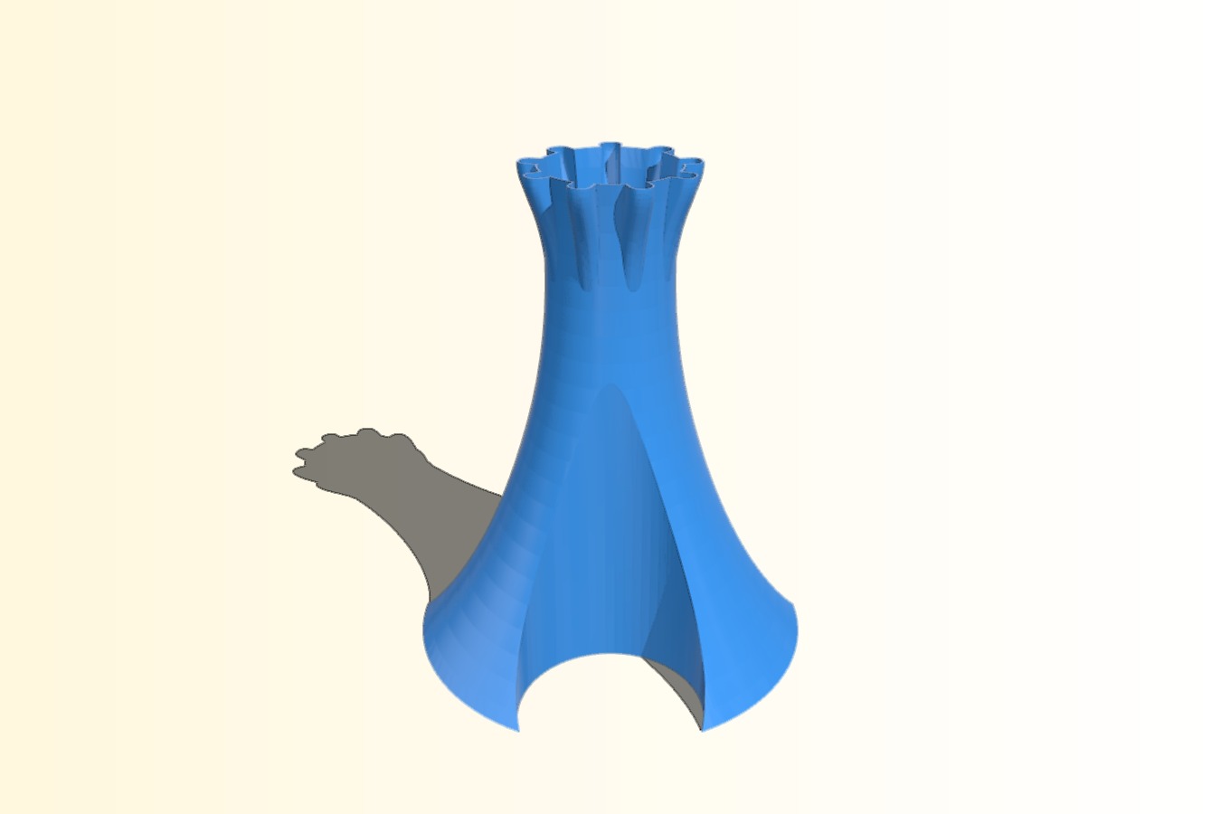 Tripod flower vase