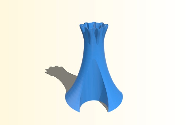 Tripod flower vase | 3d print model