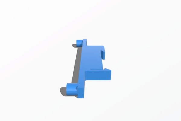 5 inch touchscreen DIN rail mount | 3d print model