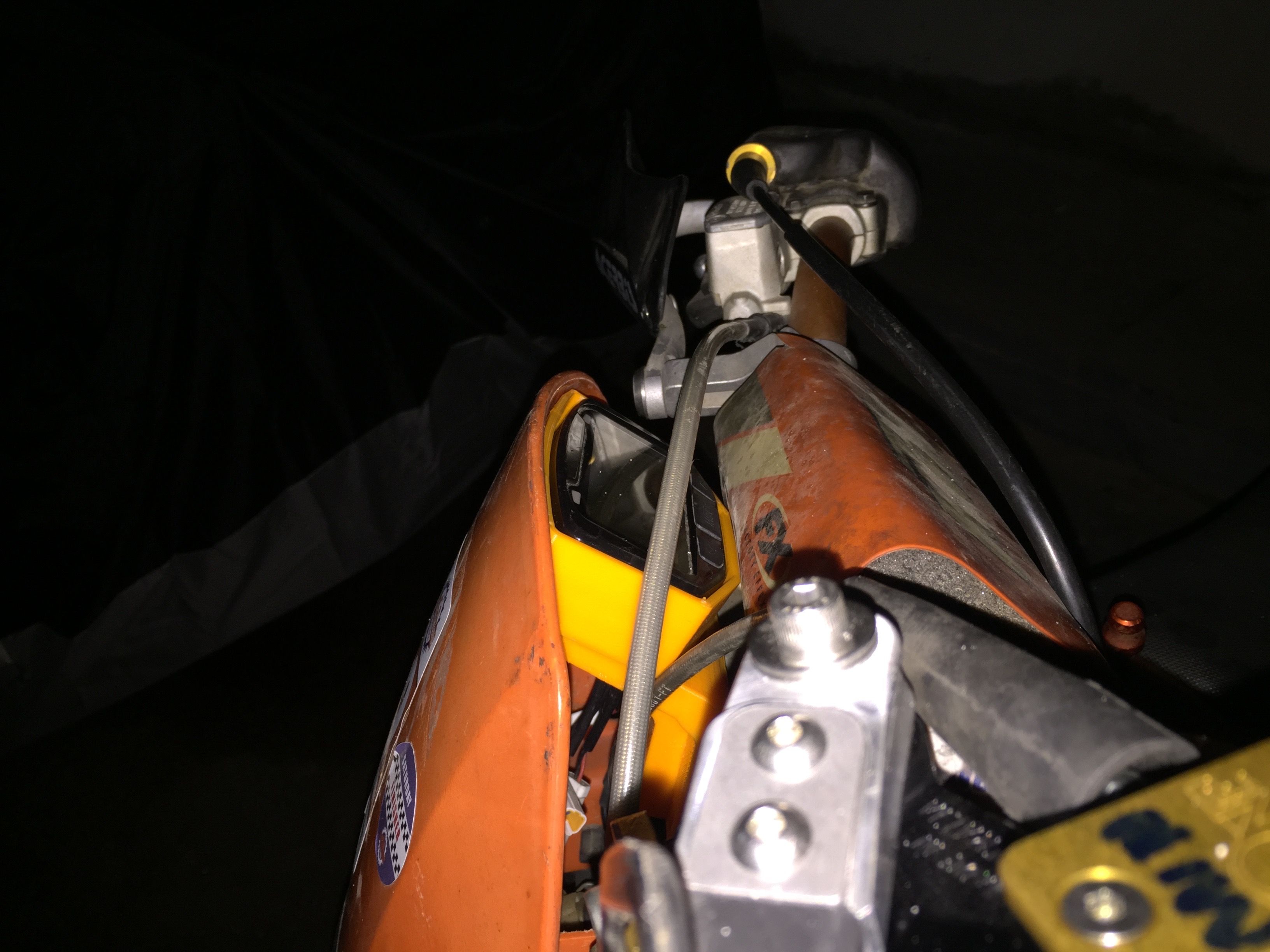 KTM Custom Mount for Trailtech Vapor