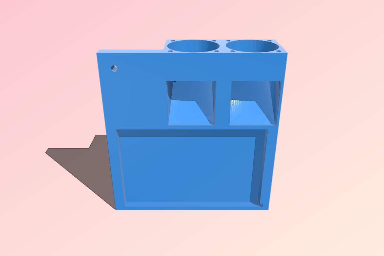 ender 3  dual 40mm main board fan cover