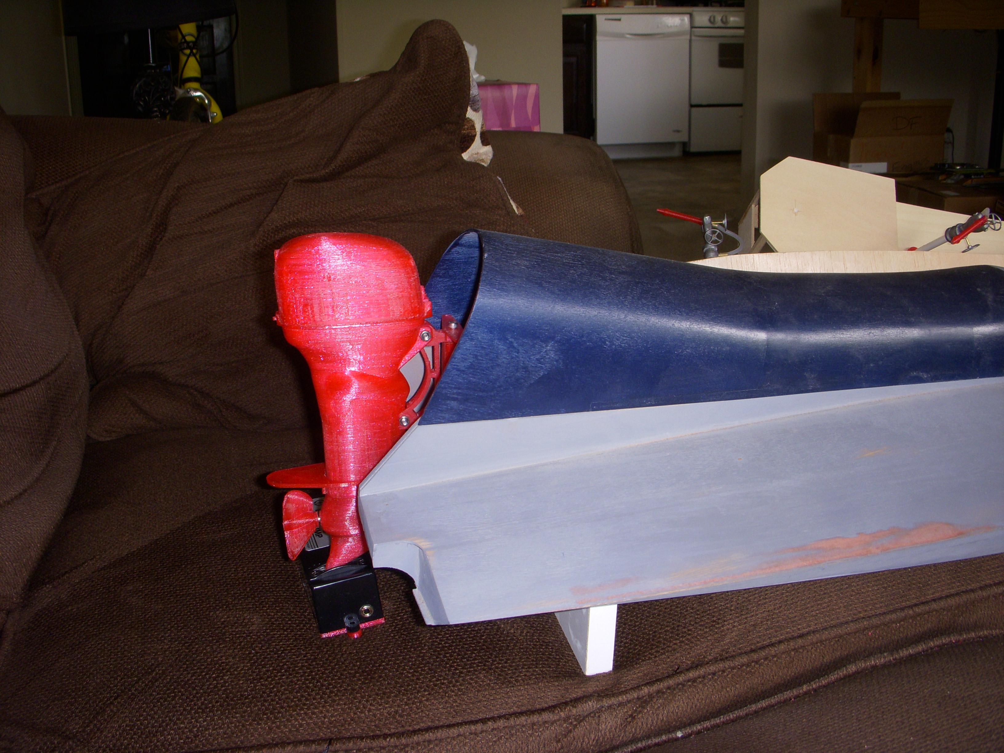 Mounting redesign for Open Source Outboard