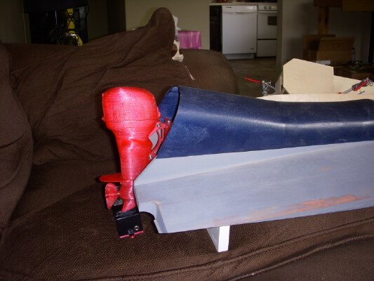 Mounting redesign for Open Source Outboard | 3d print model