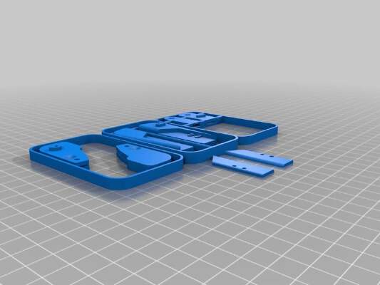 Blade Survival Snap Cards (Altoids 6) | 3d print model