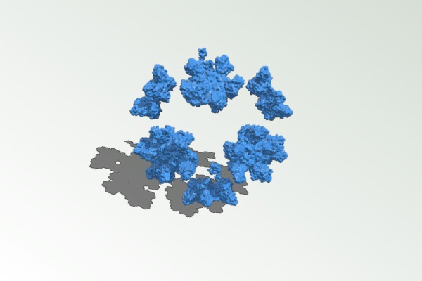 Tomato bushy stunt virus (TBSV) capsid | 3d print model