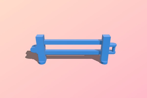 Duplo Fence | 3d print model