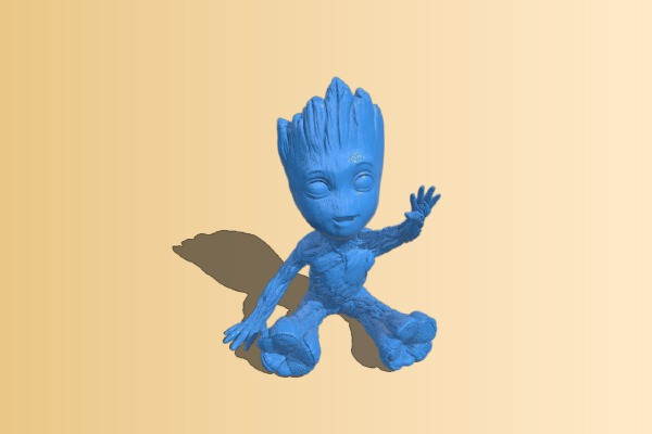 Baby Groot resize | 3d print model