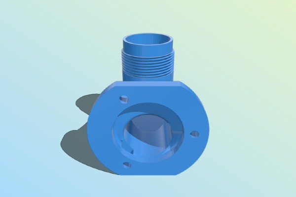 Tesla Model 3 Angle adapter for trailer hitch (Europe) | 3d print model