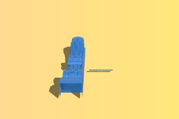 Pattern on the top of the column | 3d print model