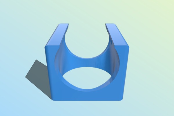 Rostock E3D Bowden tubed Fan Mounting | 3d print model