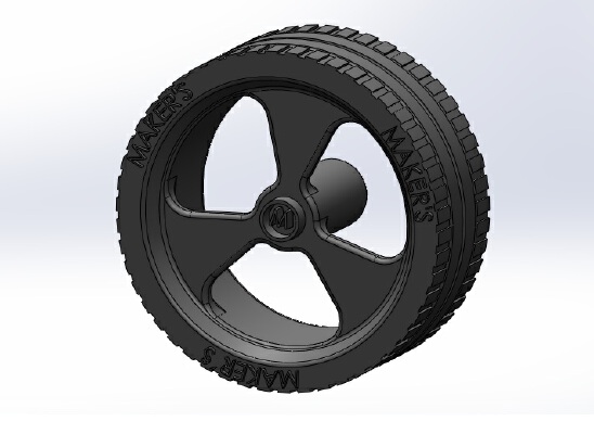Rueda Maker's para reductor genérico | 3d print model
