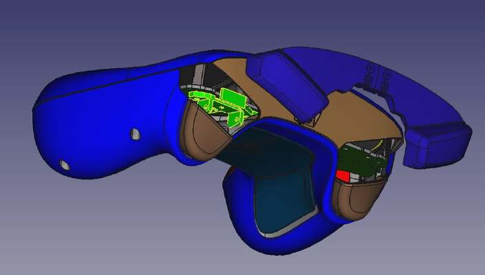 Steam Controller Shoulder _ Bumper _ Trigger Mechanism | 3d print model