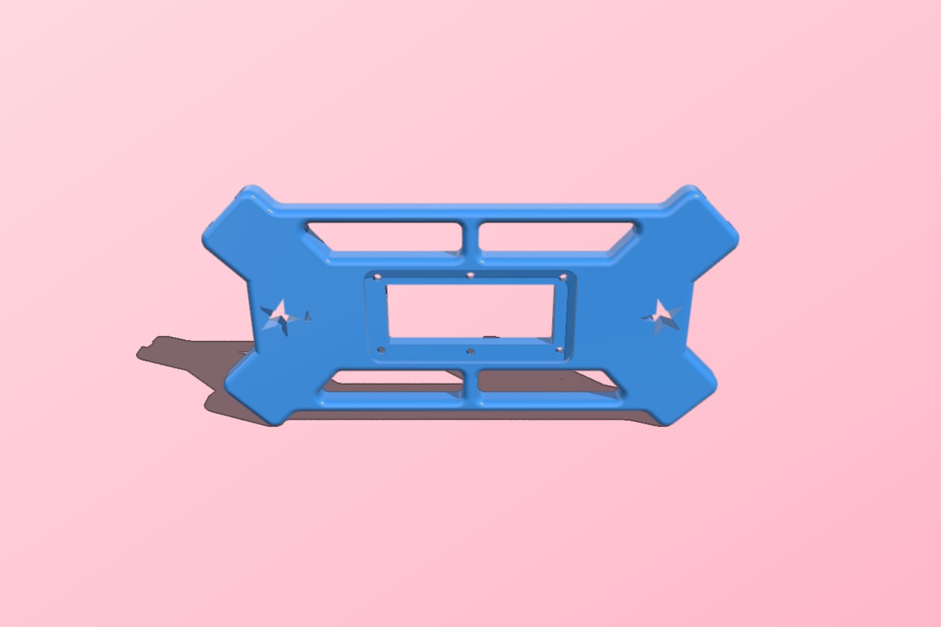 Tablet holder with 4 tension claws